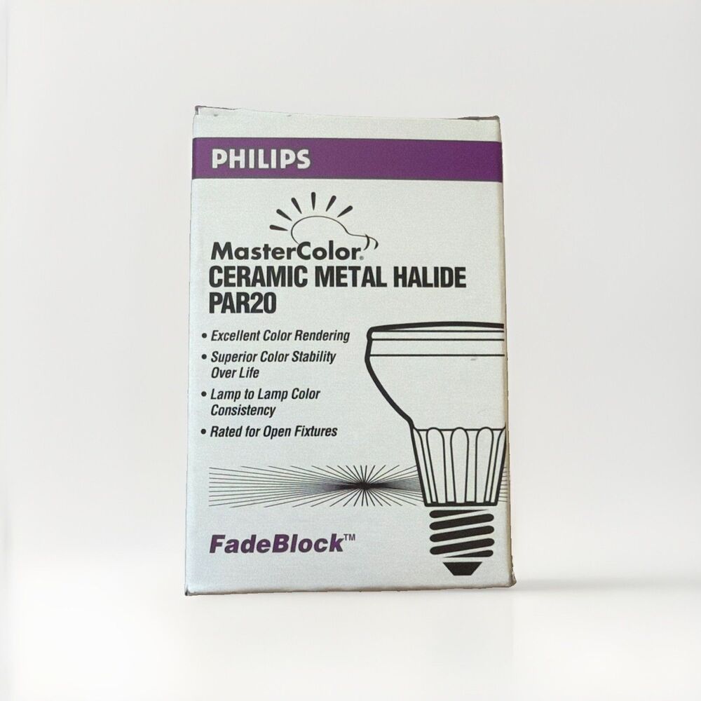 Philips Mastercolor CDM35/PAR20/M/SP 35 Watt Par 20 Spot Metal Hallide Bulb